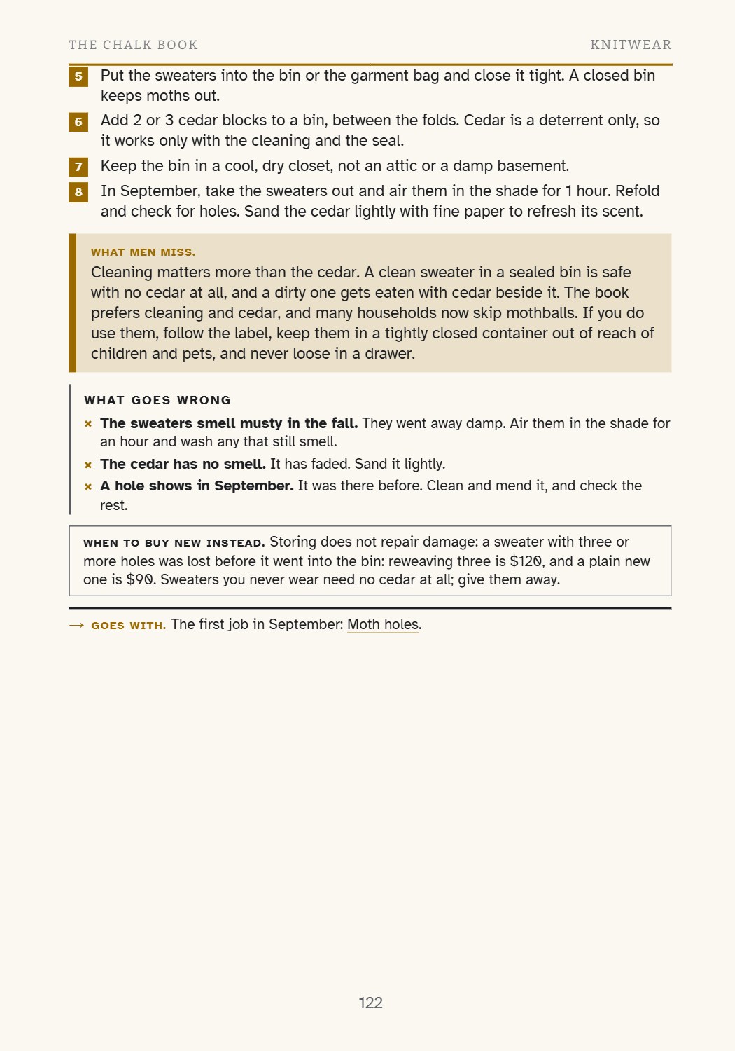 Book page 122: What men miss, marked for you.